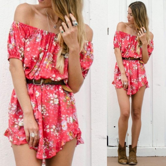 Spell & the gypsy sundancer play dress red S mini - Picture 2 of 11